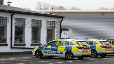 Police suspected to be dining inside The Chef House Kitchen Cafe, Greenwhich, east London. Pic: Brian Jennings / SWNS